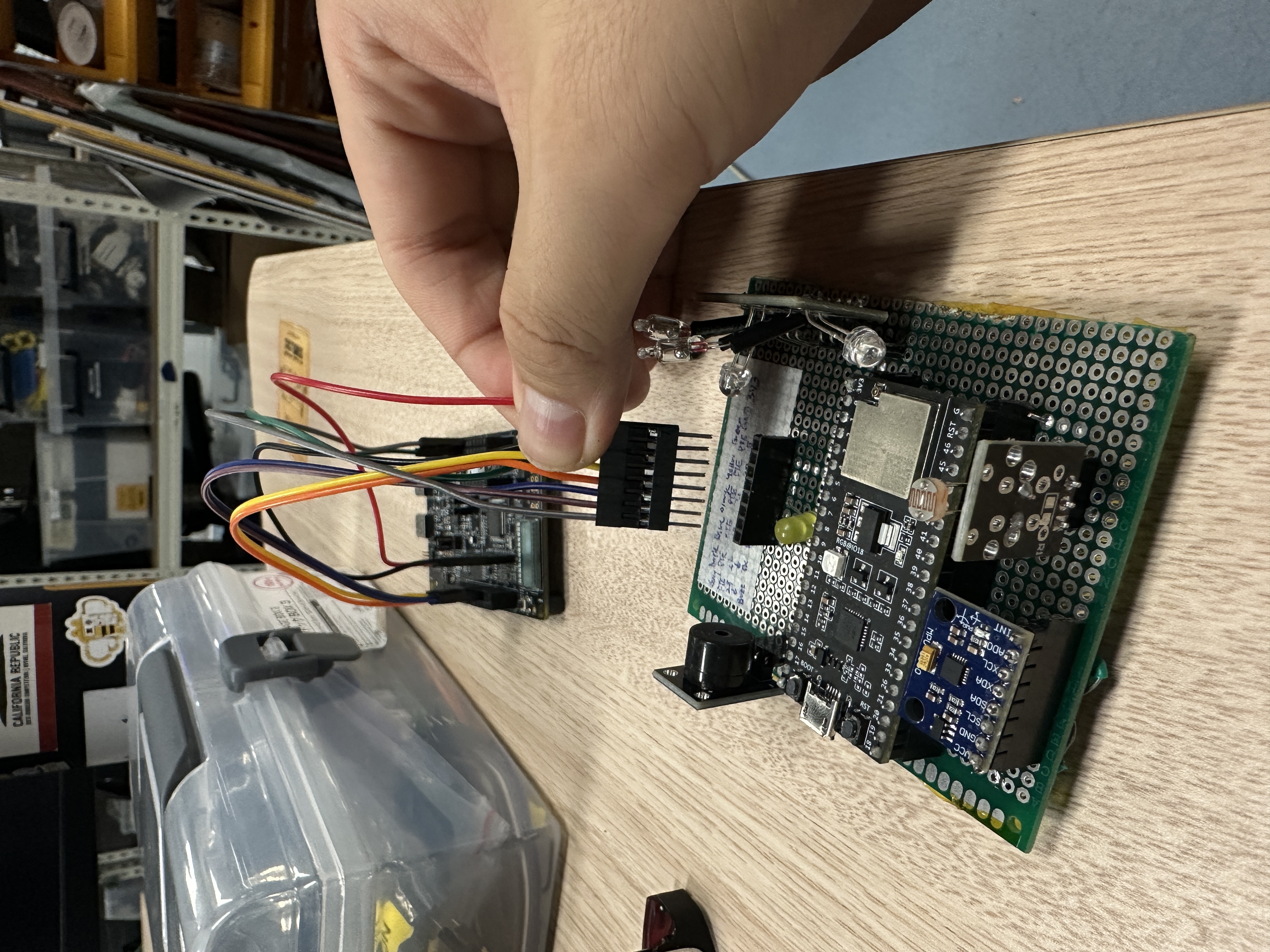 final soldered (center)